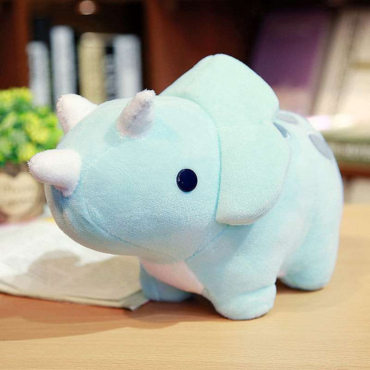 Lake Blue Triceratops Dinosaur Plush