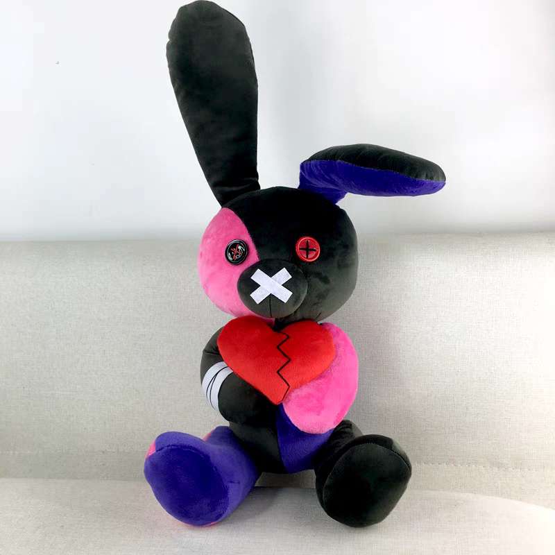 Emo Black bunny Plush - PlushThis| Plushies & Stuffed Animals