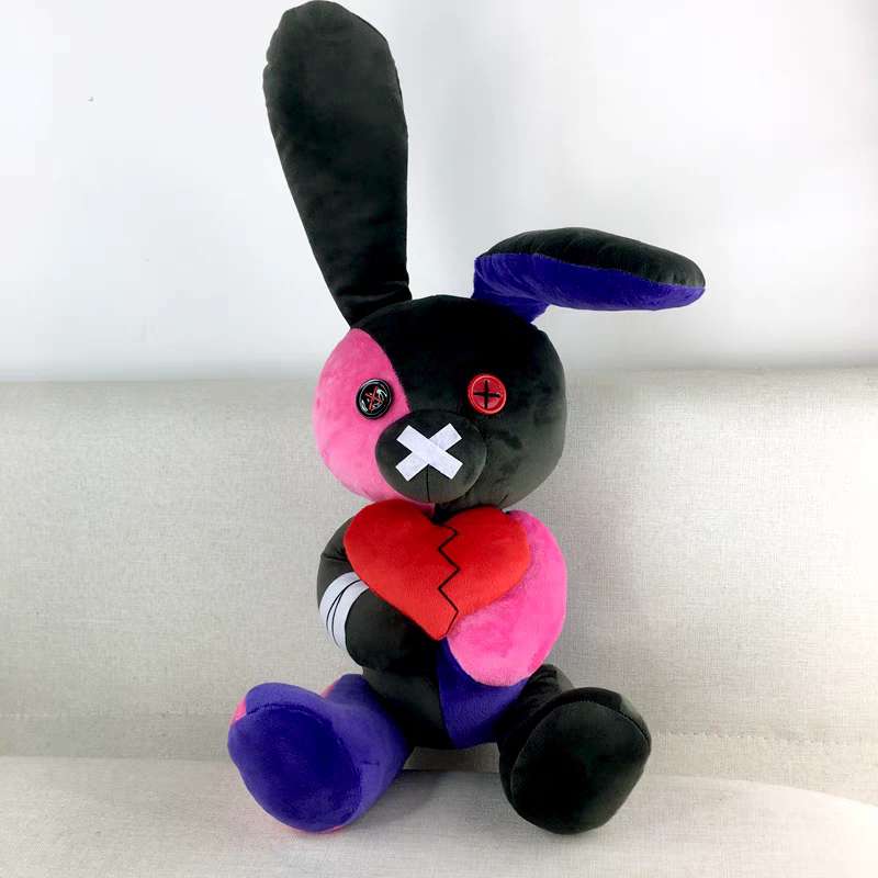 Emo Black bunny Plush