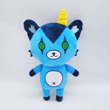 Emo Blue Unicorn Plush