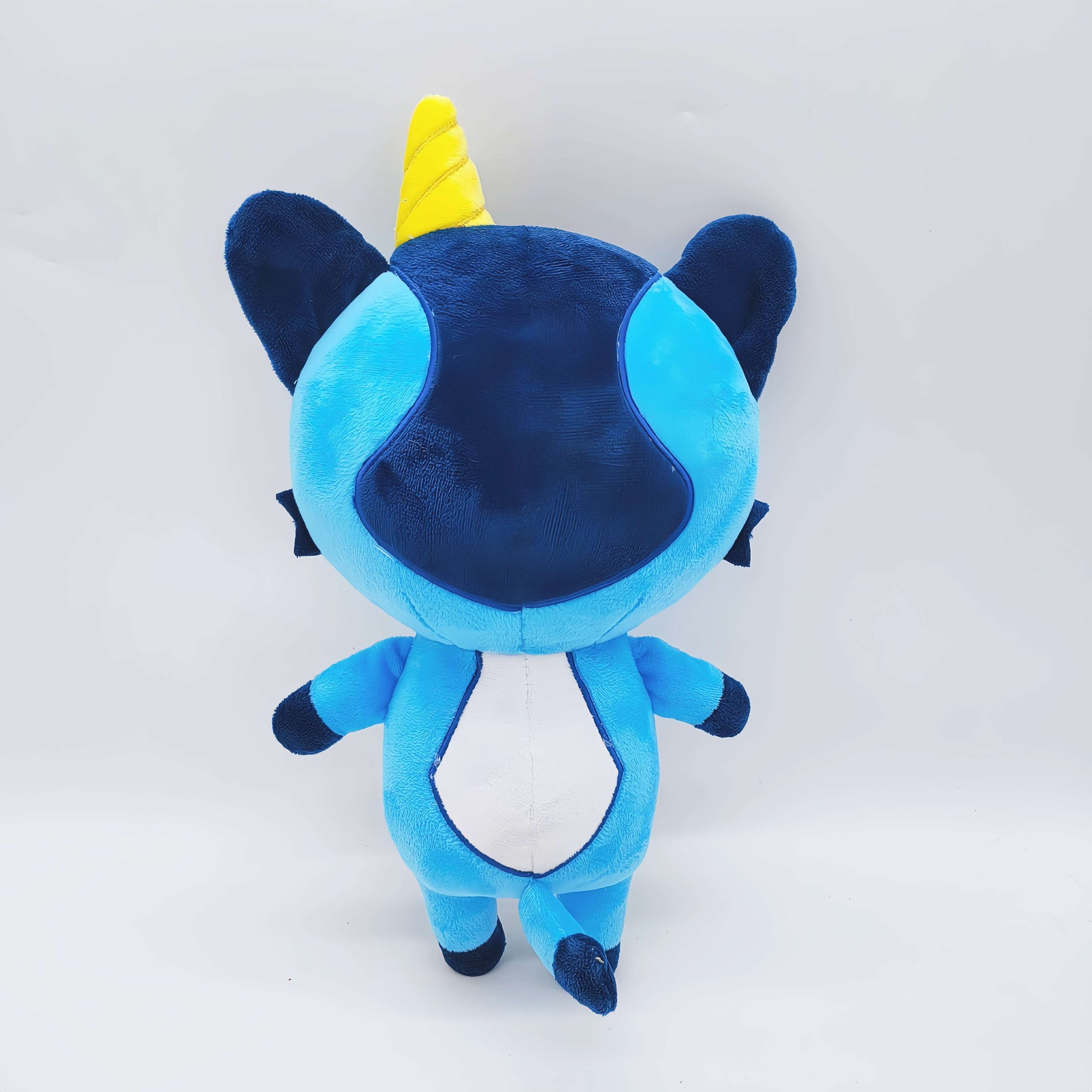 Emo Blue Unicorn Plush