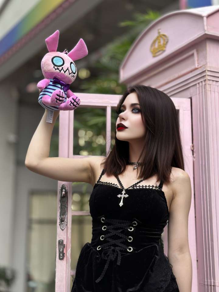 Emo Creepy Pink Bunny Stuffed Animal PlushThis| Plushies & Stuffed Animals Emo Creepy Pink Bunny Stuffed Animal PlushThis| Plushies & Stuffed Animals