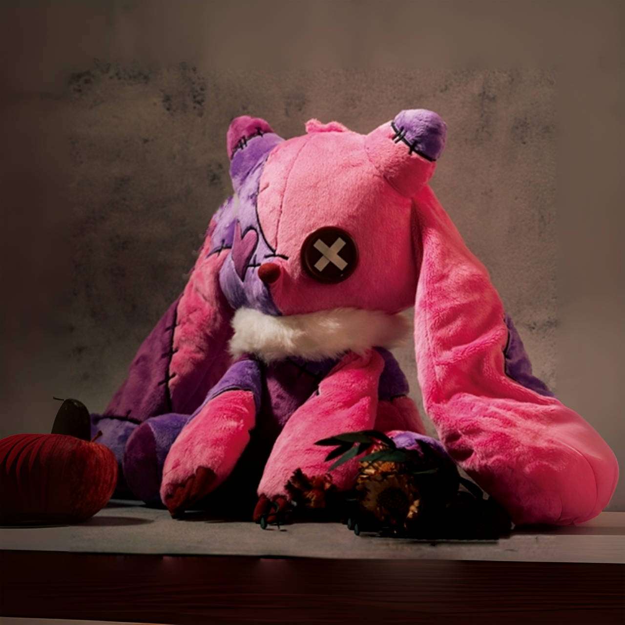 Emo Pink Bunny Foxy Plush - PlushThis| Plushies & Stuffed Animals