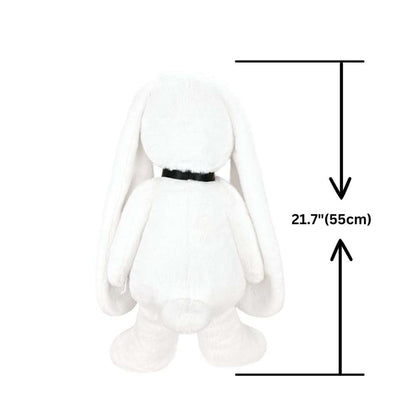Emo White Bunny Plush With Love Collar