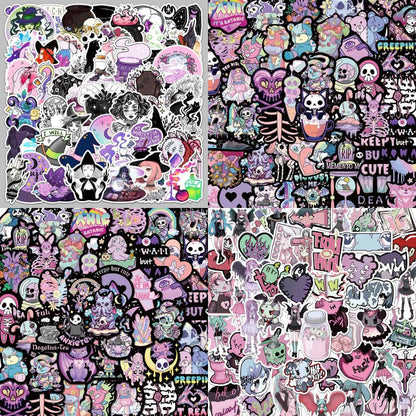 Stickers from the emo series