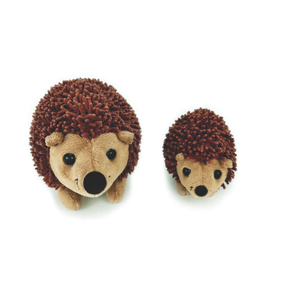 Front-view-of-large-and-small-hedgehog-plush-toys