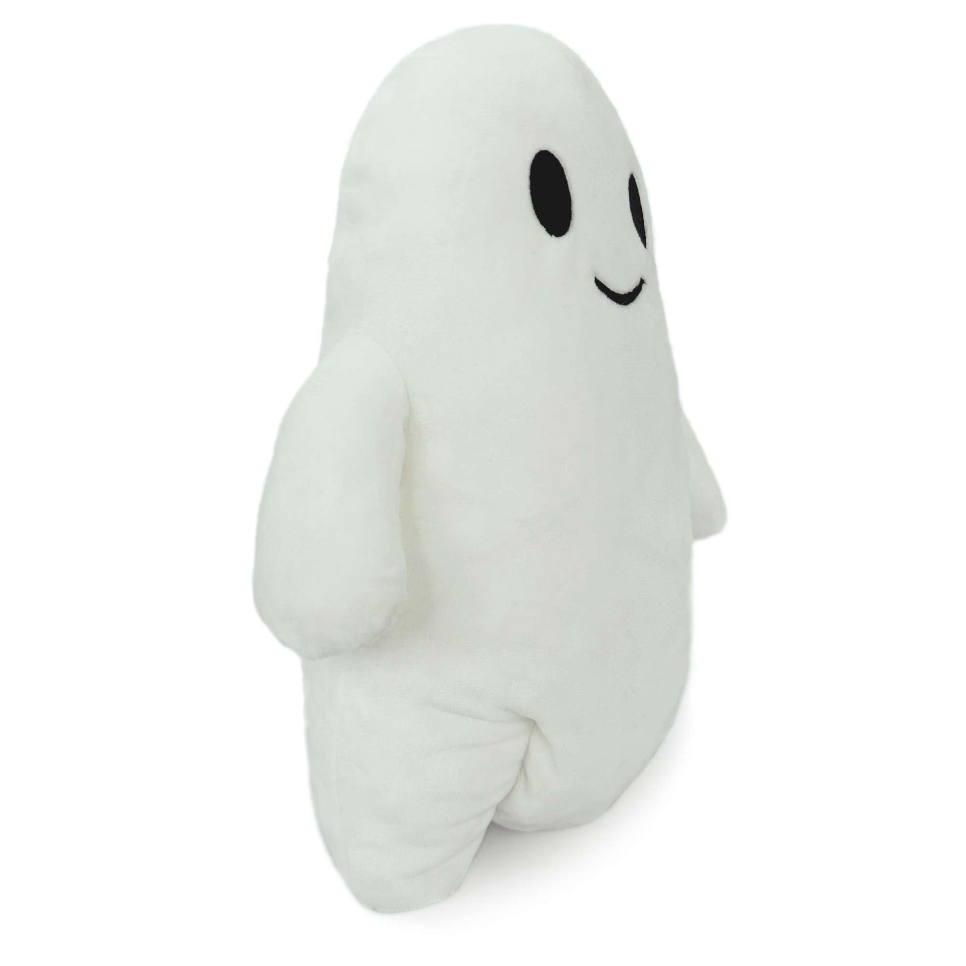 glowing Ghost plush toy for Halloween side view