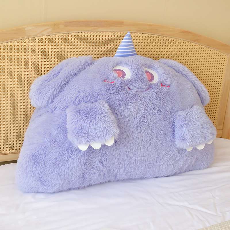 a purple monster plush