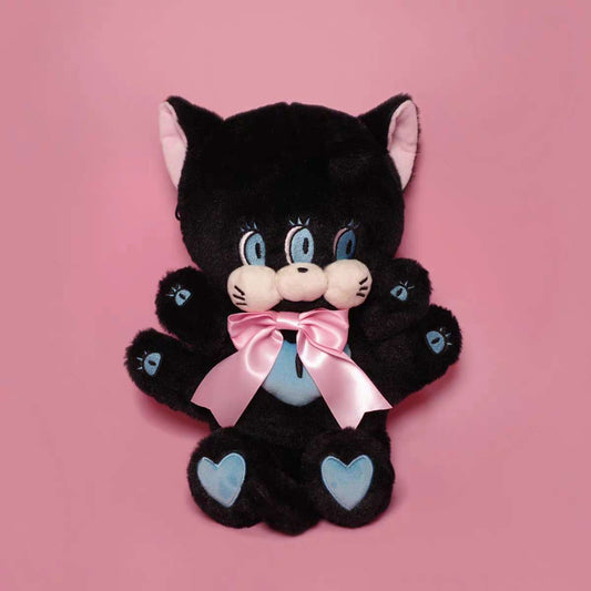 Goth Black Cat Plush