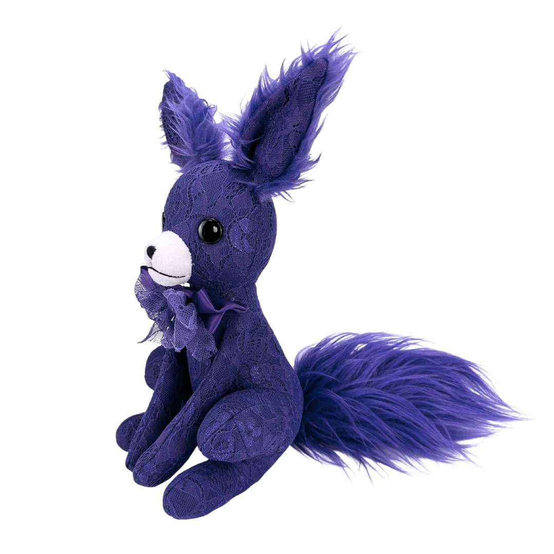Goth Purple Fox Stuffed Animal