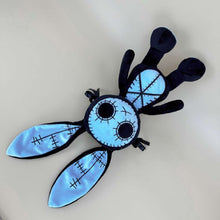 Goth Voodoo Blue Bunny Plush