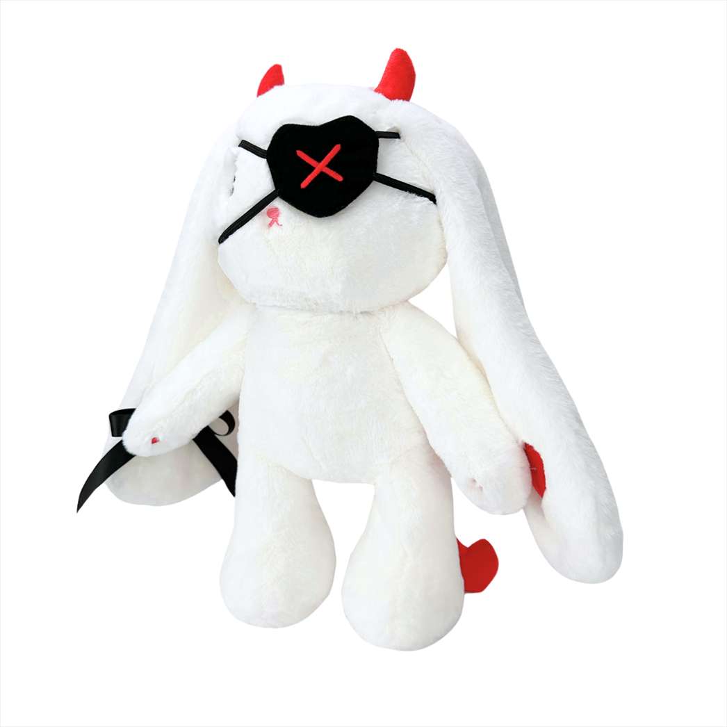 Emo White Bunny Plush