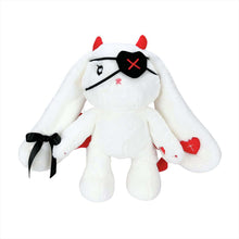 Goth White Bunny Plush