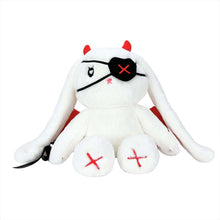 Goth White Bunny Plush