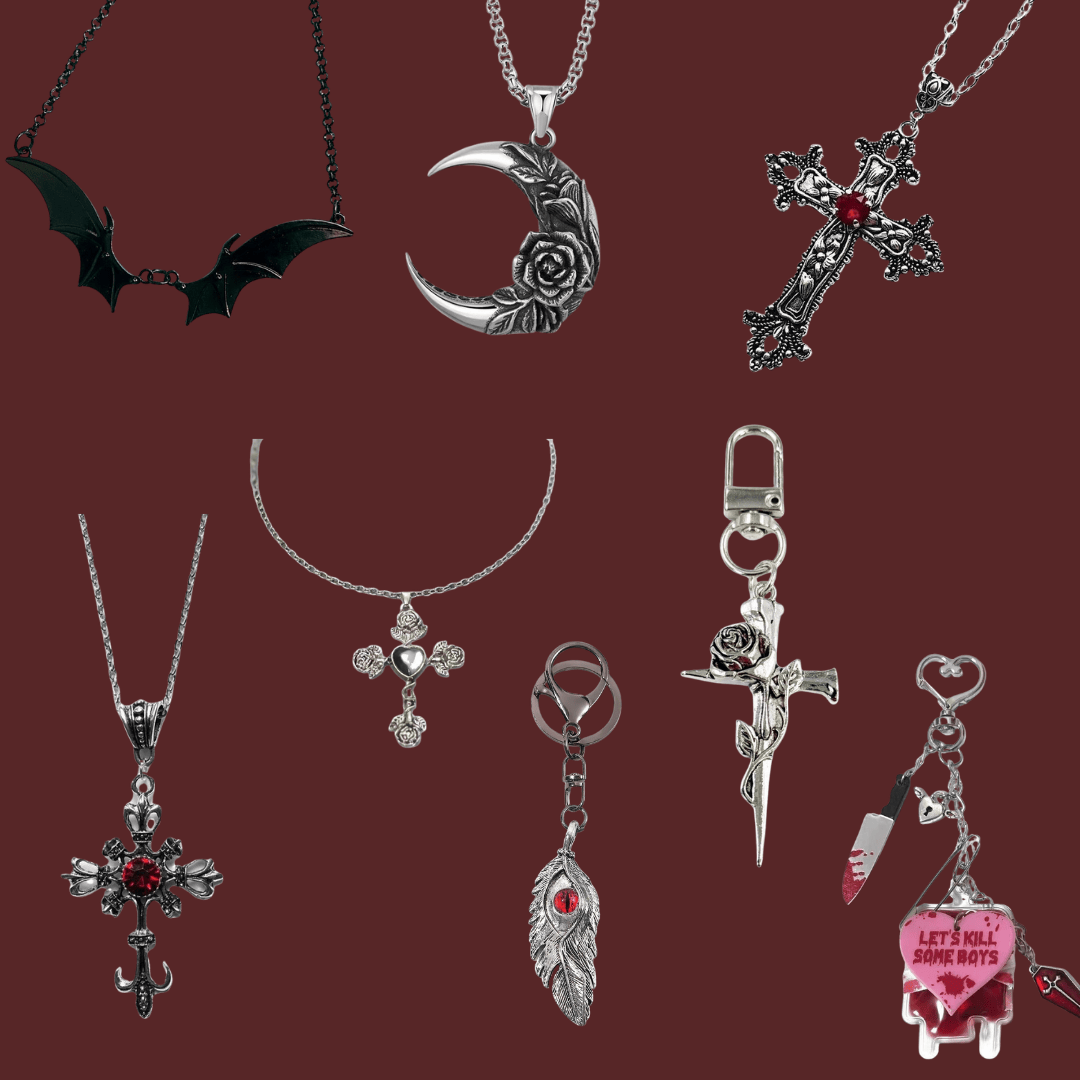Gothic Collection necklace, keychain