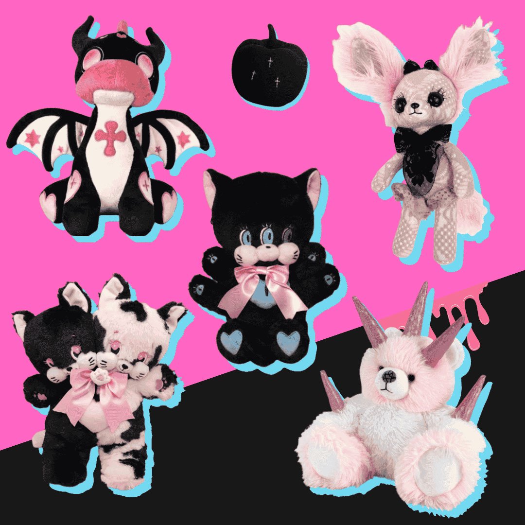 PlushThis Goth Plush Subscription Box PlushThis Goth Plush Subscription Box