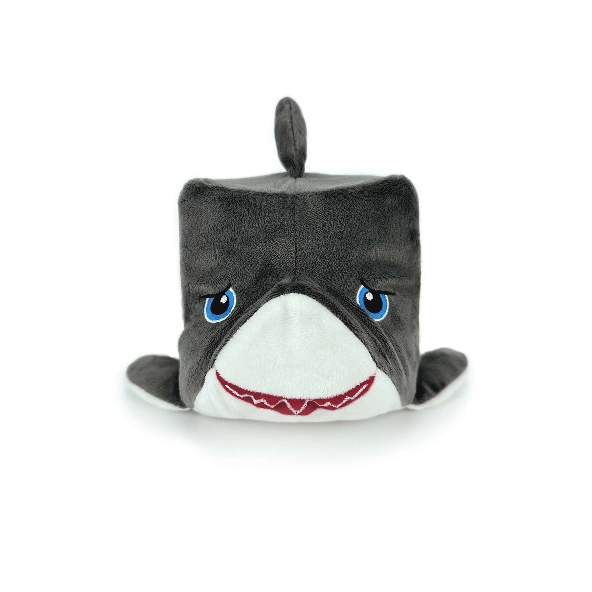 Gray-Square-Shark-Plush-Toy