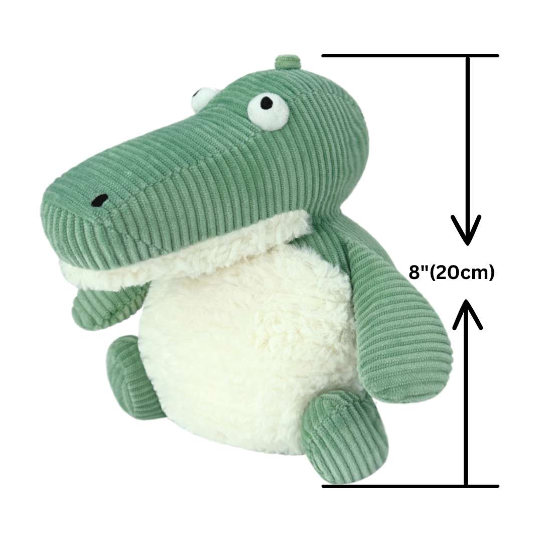 Cute cartoon chubby crocodile stuffed animal