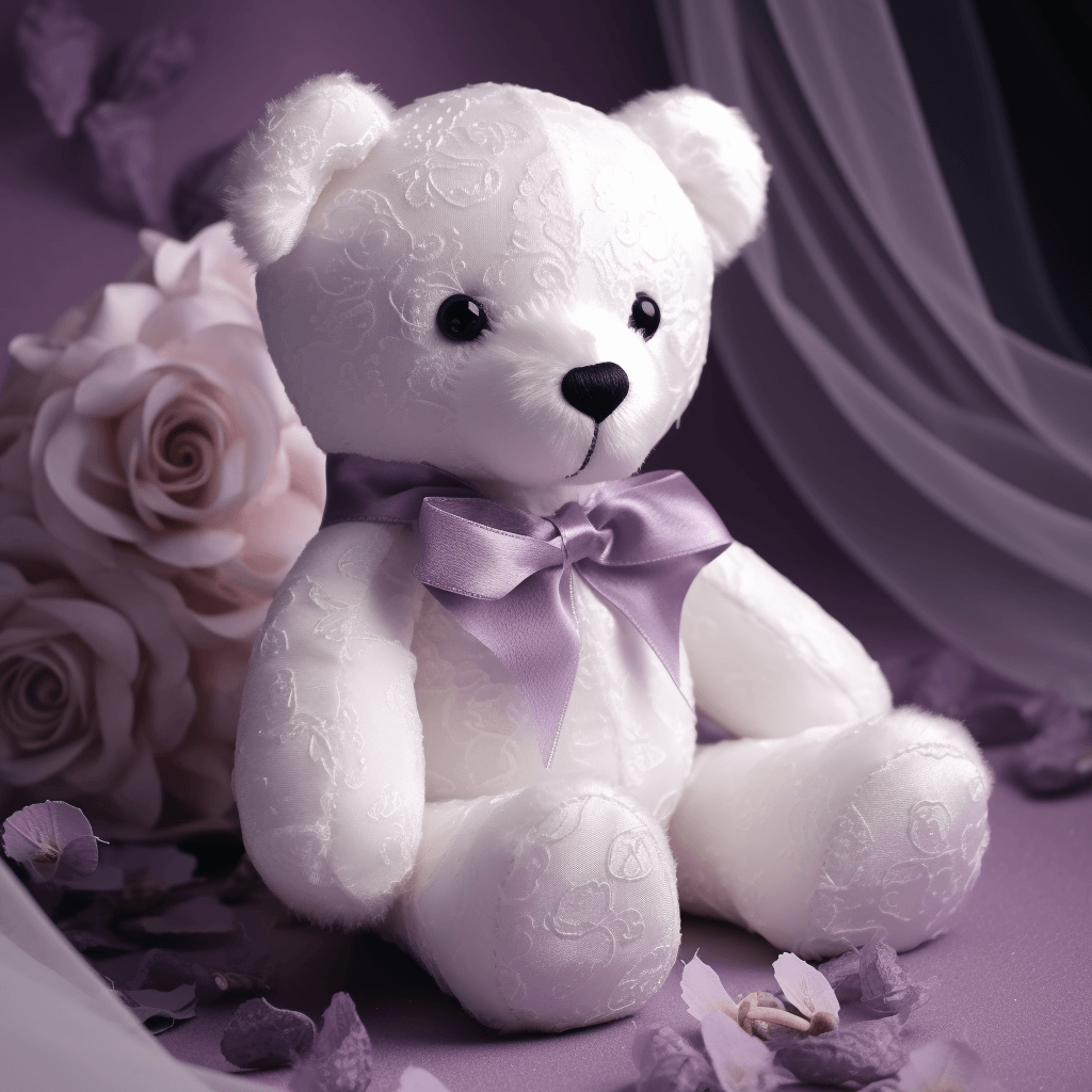 White Teddy Bear Luxury Stuffed Animal
