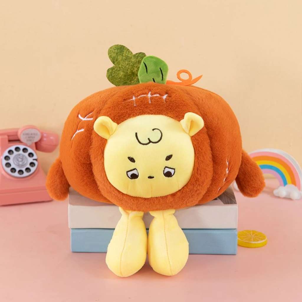 Kawaii Animal Pumpkin Pillow Plush