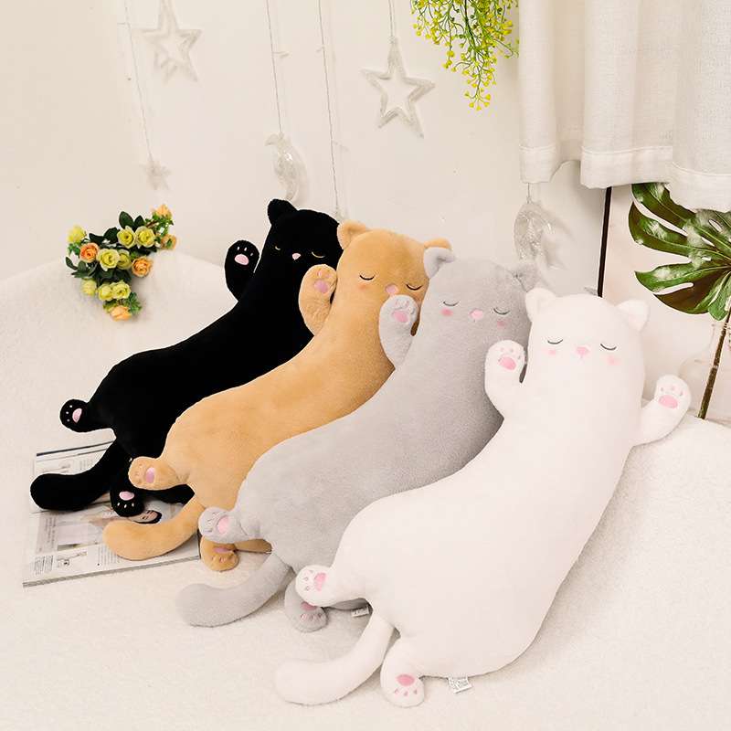 Kawaii Black Cat Plush Large Pillow PlushThis Plushies Stuffed Animals