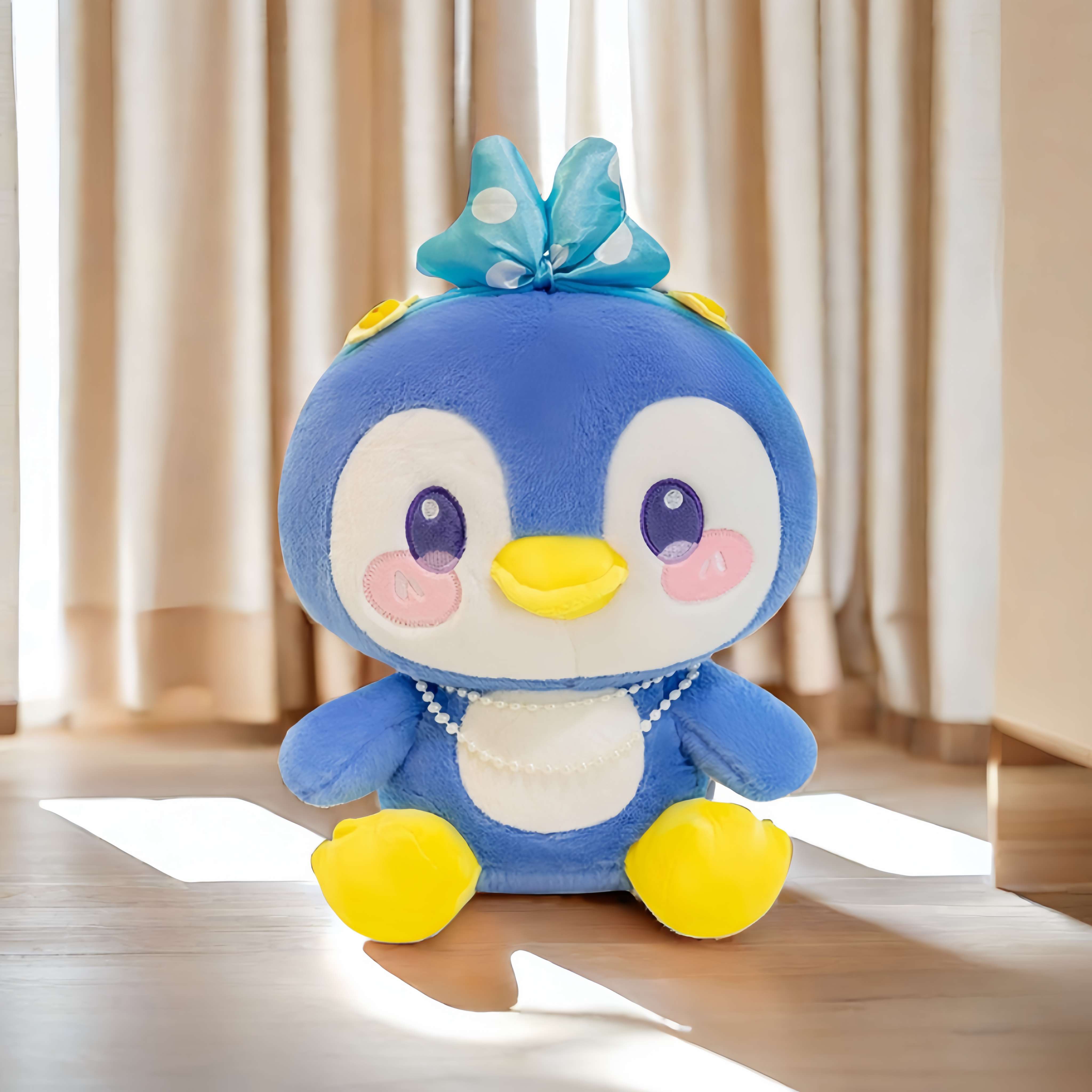 Kawaii Plush Toys 21cm - Cute Cartoon Stuffed Animals For Kids Gifts (Blue)