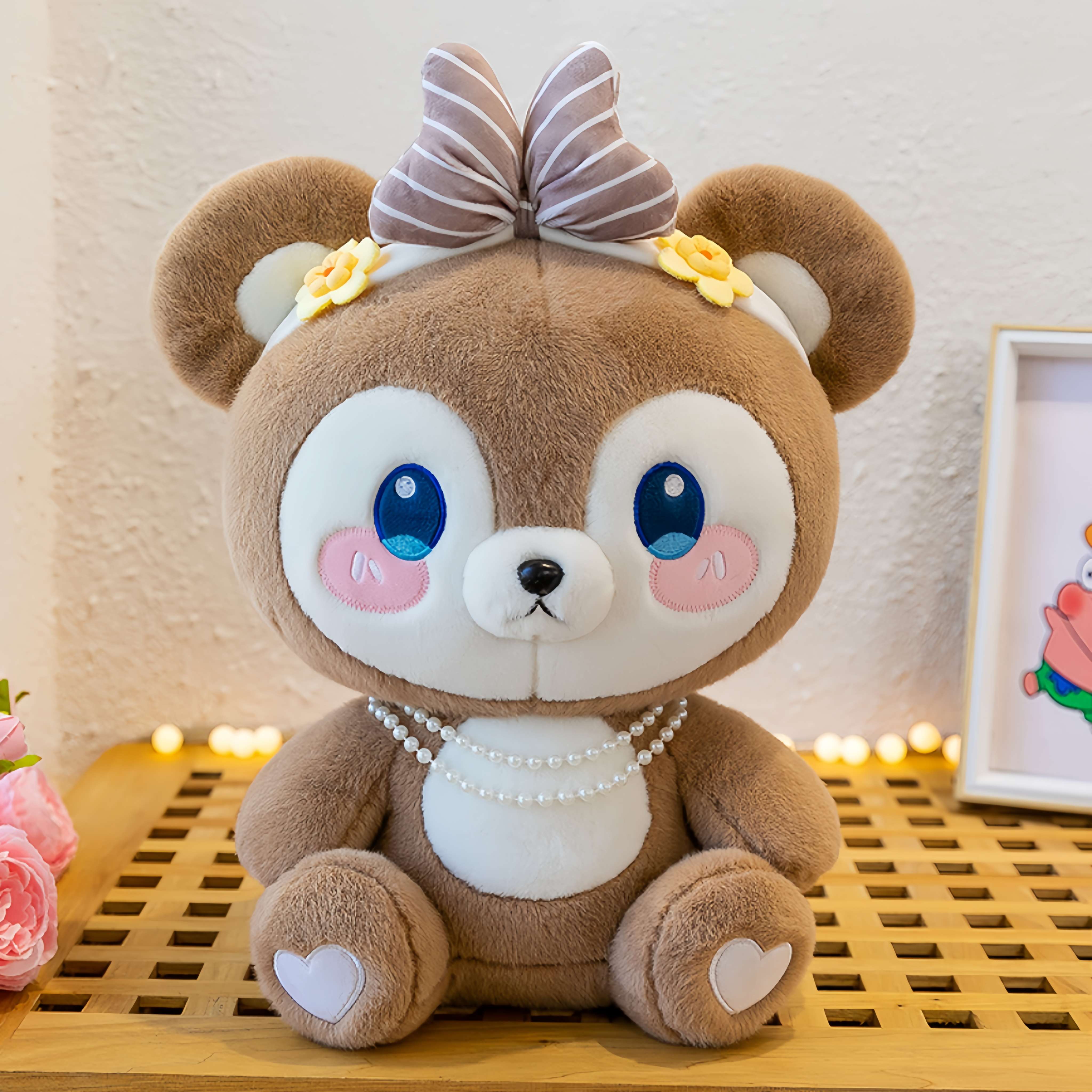 Kawaii Brown Bear Plush PlushThis Plushies Stuffed Animals