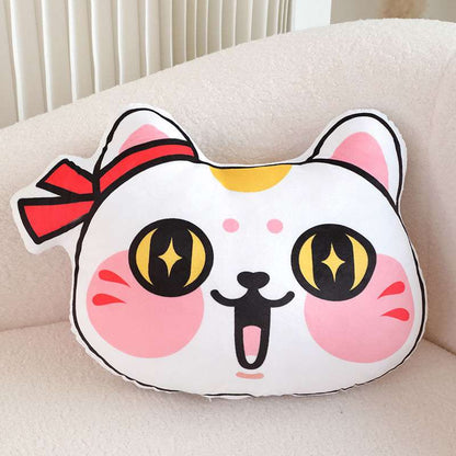 Kawaii Cat Emoji Pillow