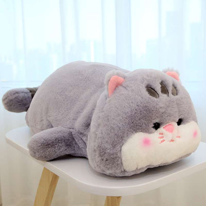 Kawaii Grey Cat Stuffed Animal