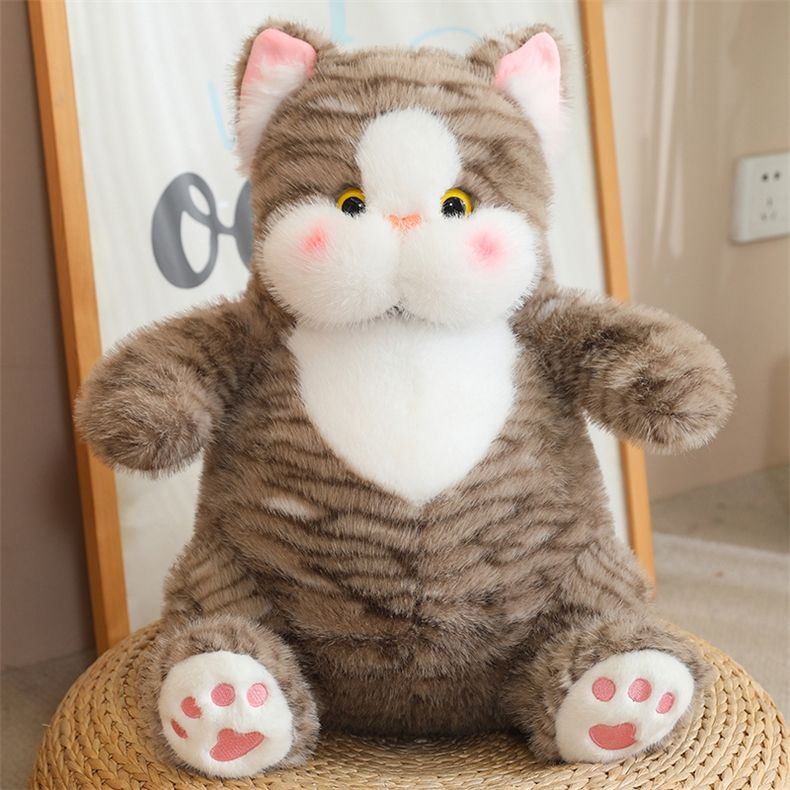 Kawaii Chubby Cat Plush