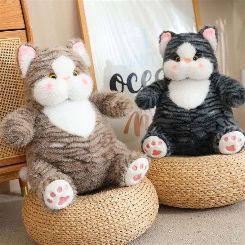 Kawaii Chubby Cat Plush