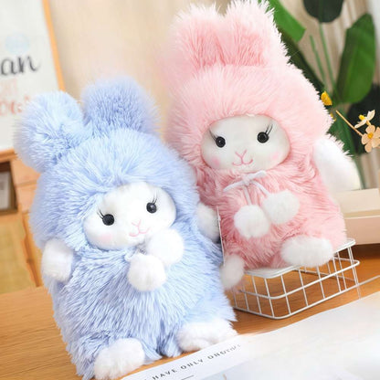 Kawaii Pink Fluffy Bunny Plush