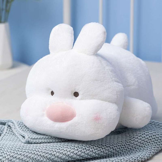 Kawaii White Bunny Plush Pillow