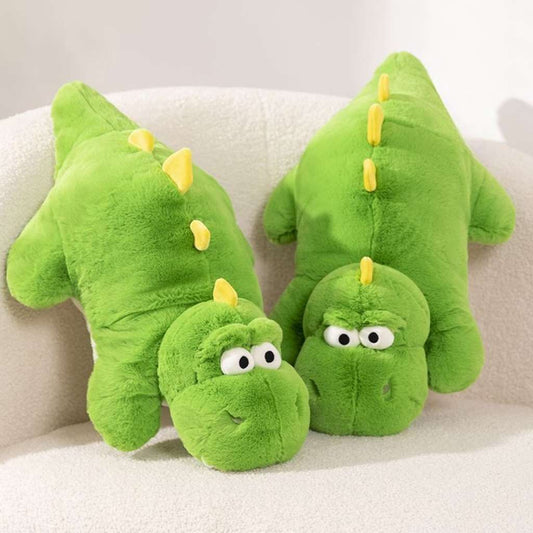 Kawaii Grass Green Plush Dinosaur Plush Pillow