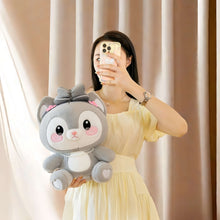 Kawaii Gray Cat Plush