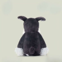 Kawaii Gray and White Schnauzer Dog Stuffed Animal