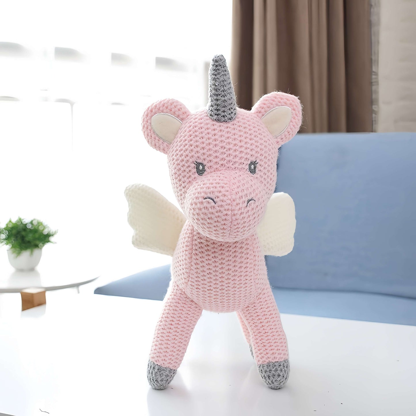 Kawaii Knitted Stuffed Animal
