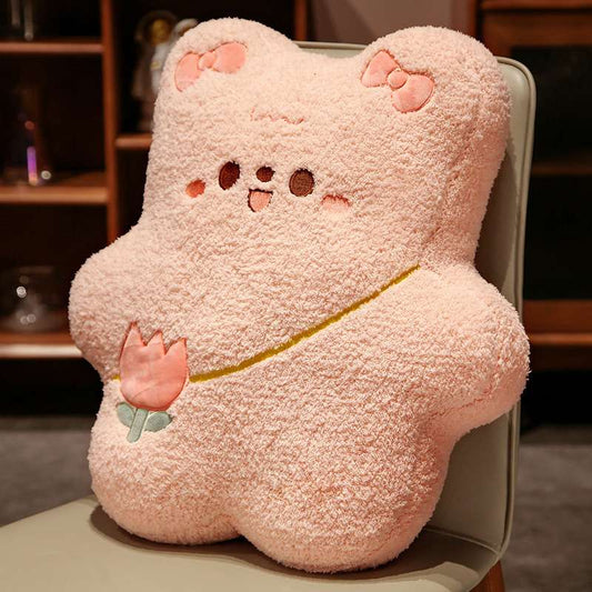 Kawaii Pink Bear Stuffed Animal