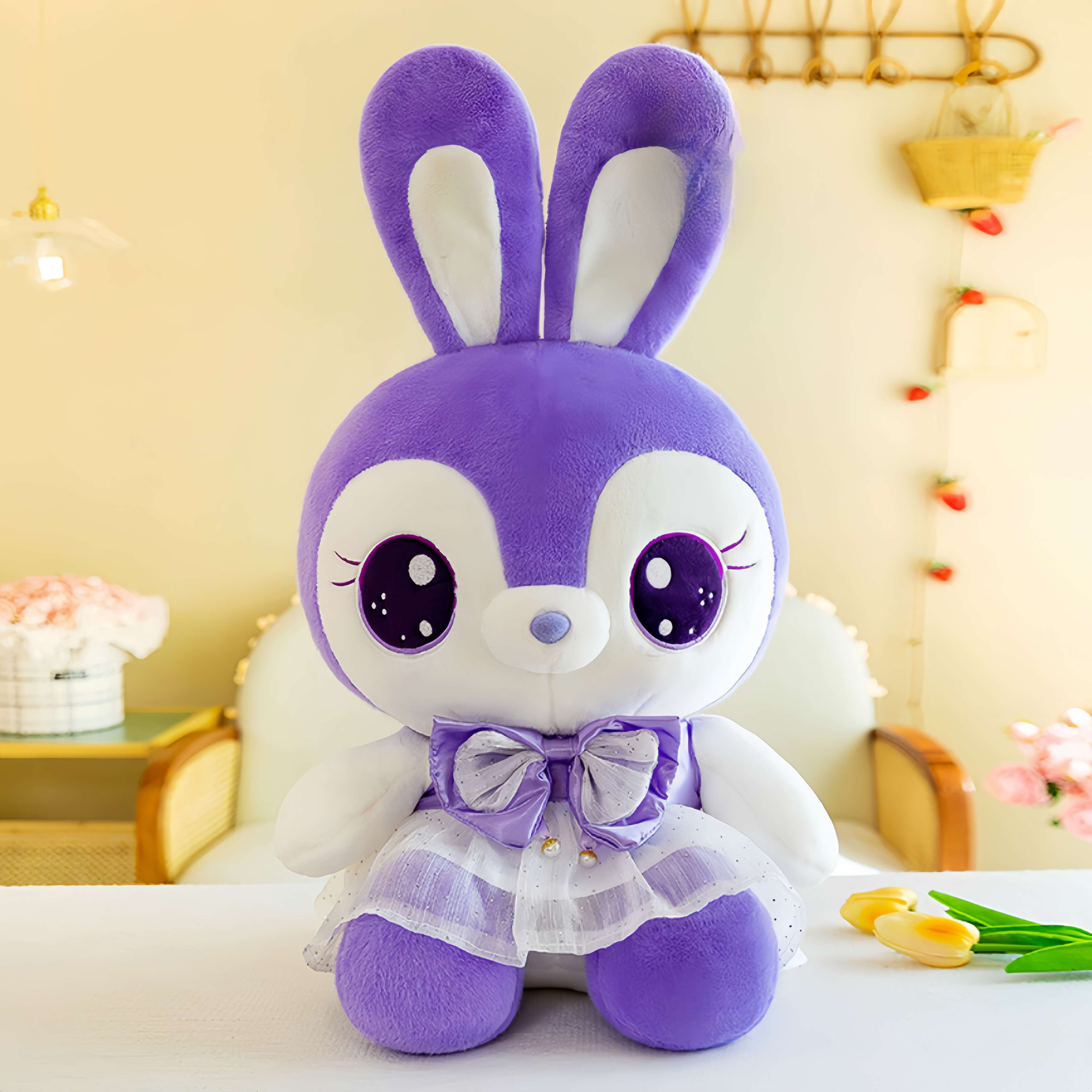 Kawaii Purple Bunny Stuffed Animal PlushThis Plushies Stuffed Animals