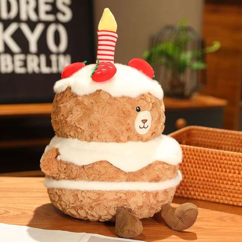 Kawaii Teddybär Kuchen Plüsch