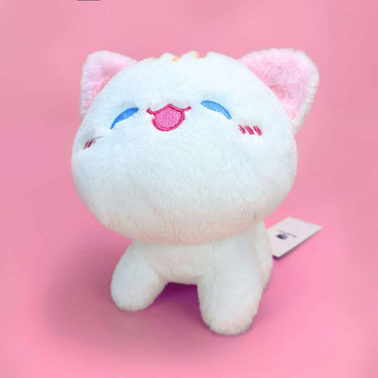 Kawaii White Cat Plush