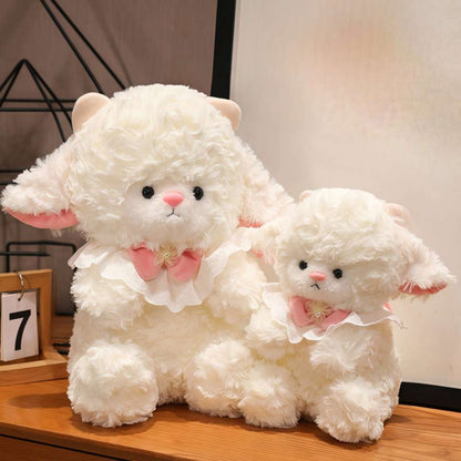 Kawaii White Sheep Plush Pillow