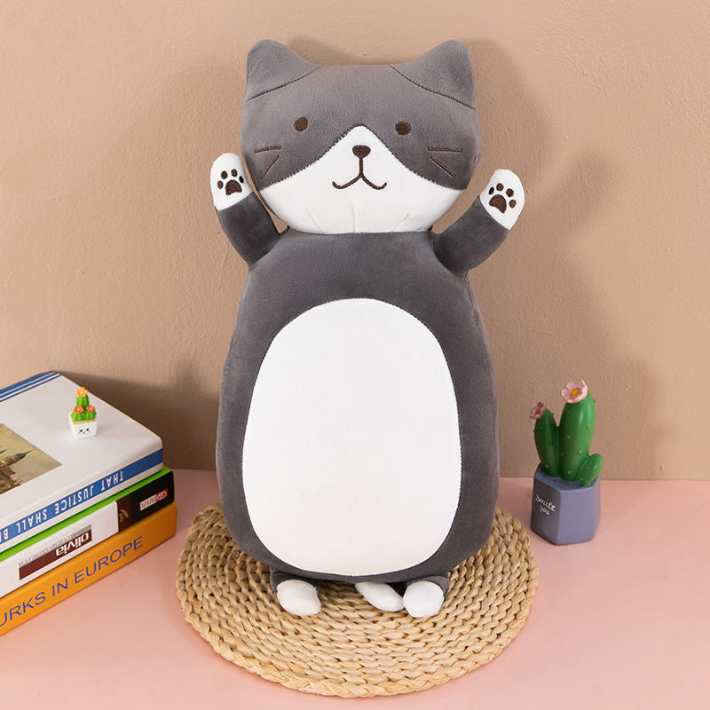 Kawaii Long Cat Pillow Plush