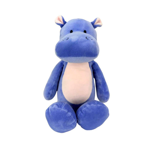 Nerdy Blue Hippo Plush