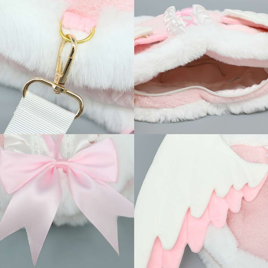 lululemon angel wing backpack Pastel Goth Angel Wings Plush Backpack