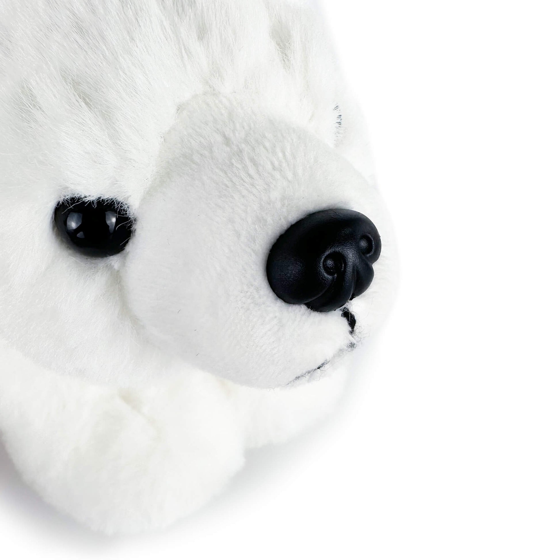 white polar bear face stuffed animal PlushThis