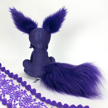 purple lace goth style fennec fox