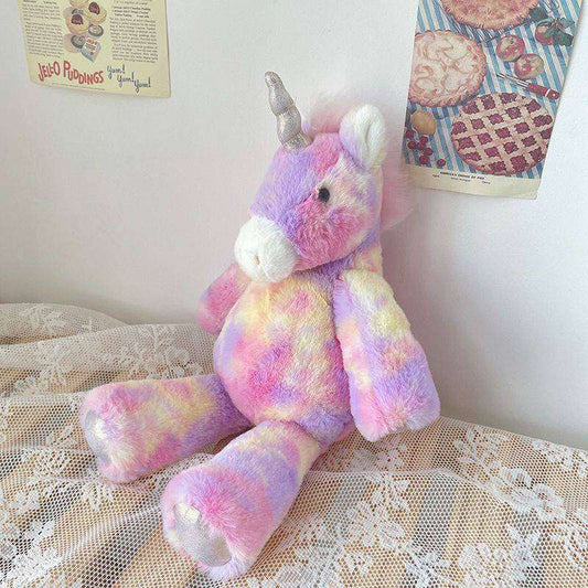 Rainbow Pink Color Unicorn Plush