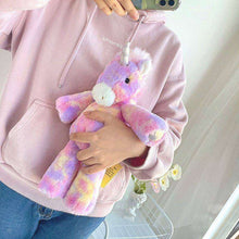 Rainbow Pink Color Unicorn Plush