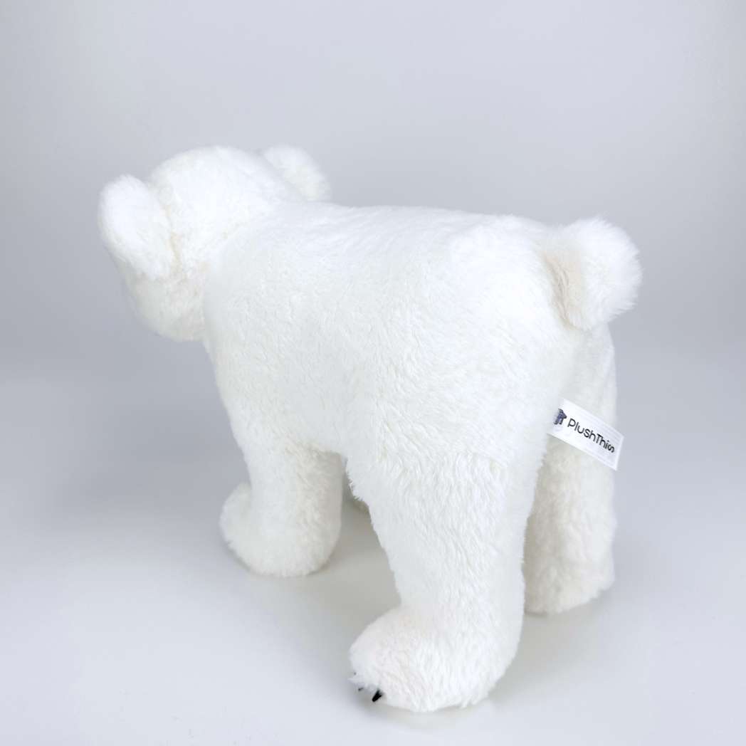 Small stuffed polar sale bear